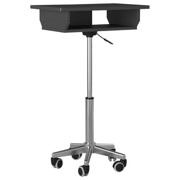 Rta Products Llc Folding Table Laptop Cart in Graphite and Chrome, , large