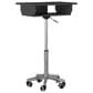 Rta Products Llc Folding Table Laptop Cart in Graphite and Chrome, , large
