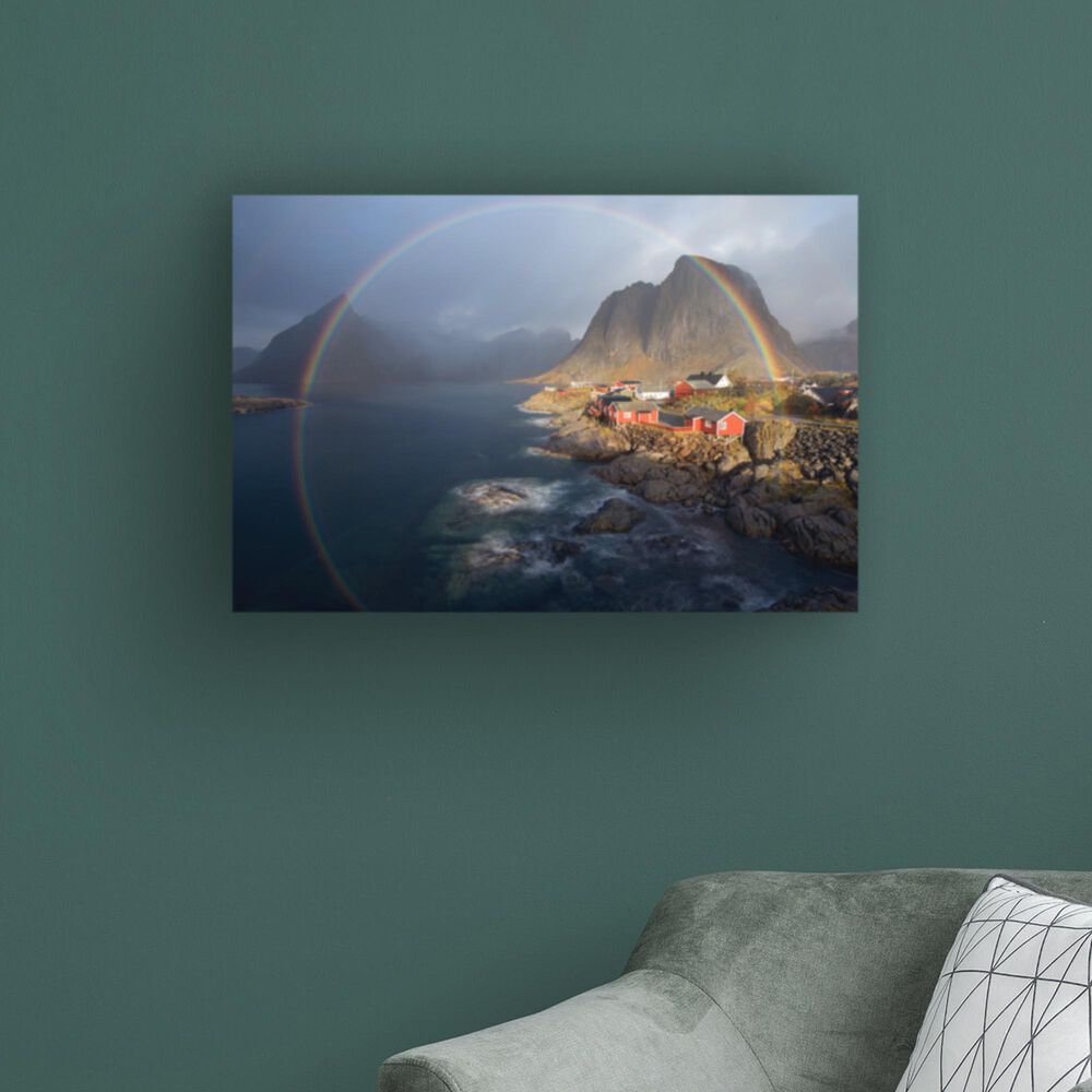 Timberlake Nicolas Schneider &#39;In The Rainbow&#39; 22&quot; x 32&quot; Canvas Art, , large