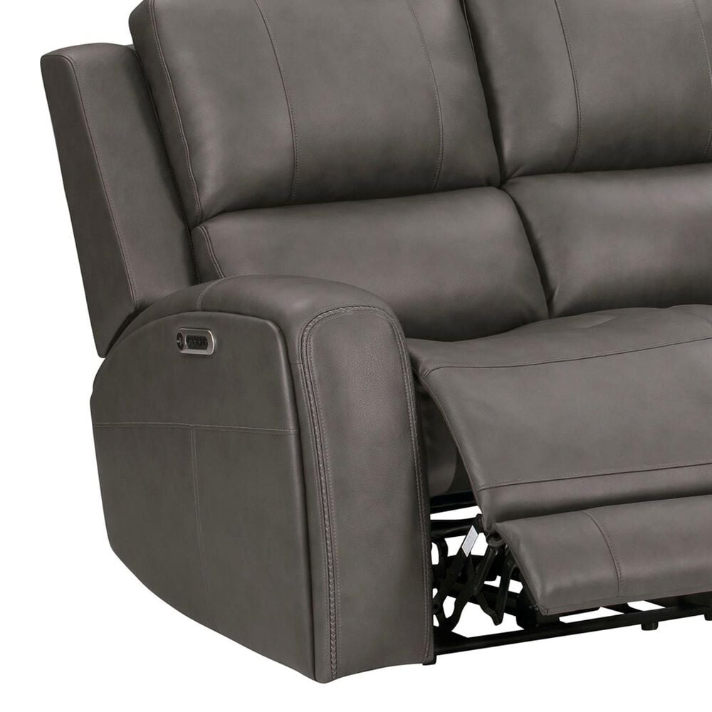 Simeon Collection Belmont Power Reclining Sofa in Autumn Fog, , large