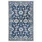 Safavieh Micro-Loop 5" x 8" Navy and Taupe Area Rug, , large