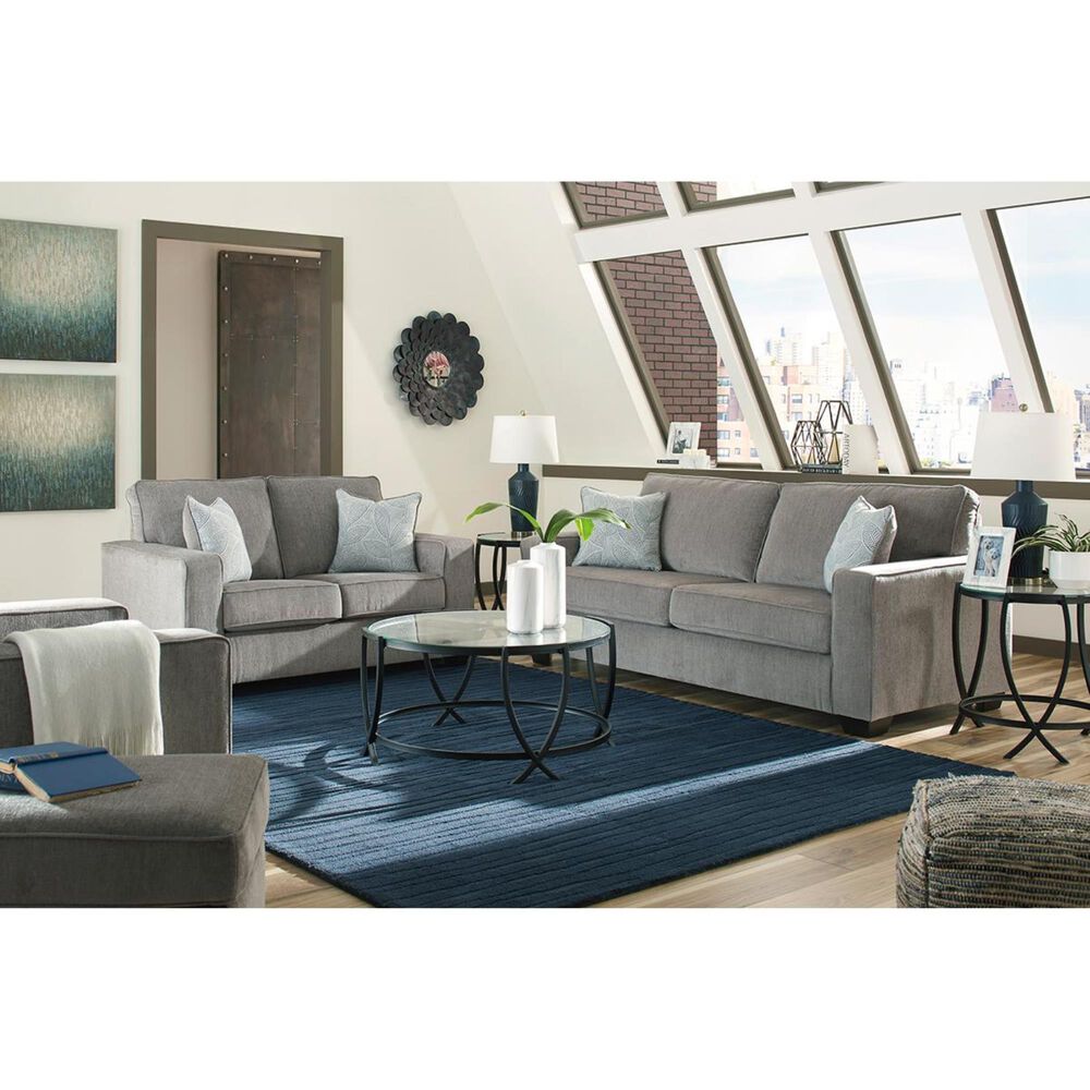 Ashley Altari Loveseat in Alloy, , large