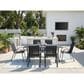 Redline Creation Inc. 7-Piece Patio Dining Set in Black, , large