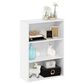 HOMLUX 3-Tier Open Shelf Bookcase in Plain White, , large