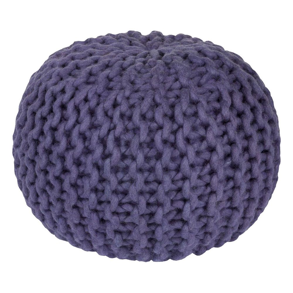 Surya Inc Fargo Sphere Pouf in Purple, , large