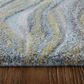 Feizy Rugs Kawai 10" x 14" Green and Multicolor Area Rug, , large