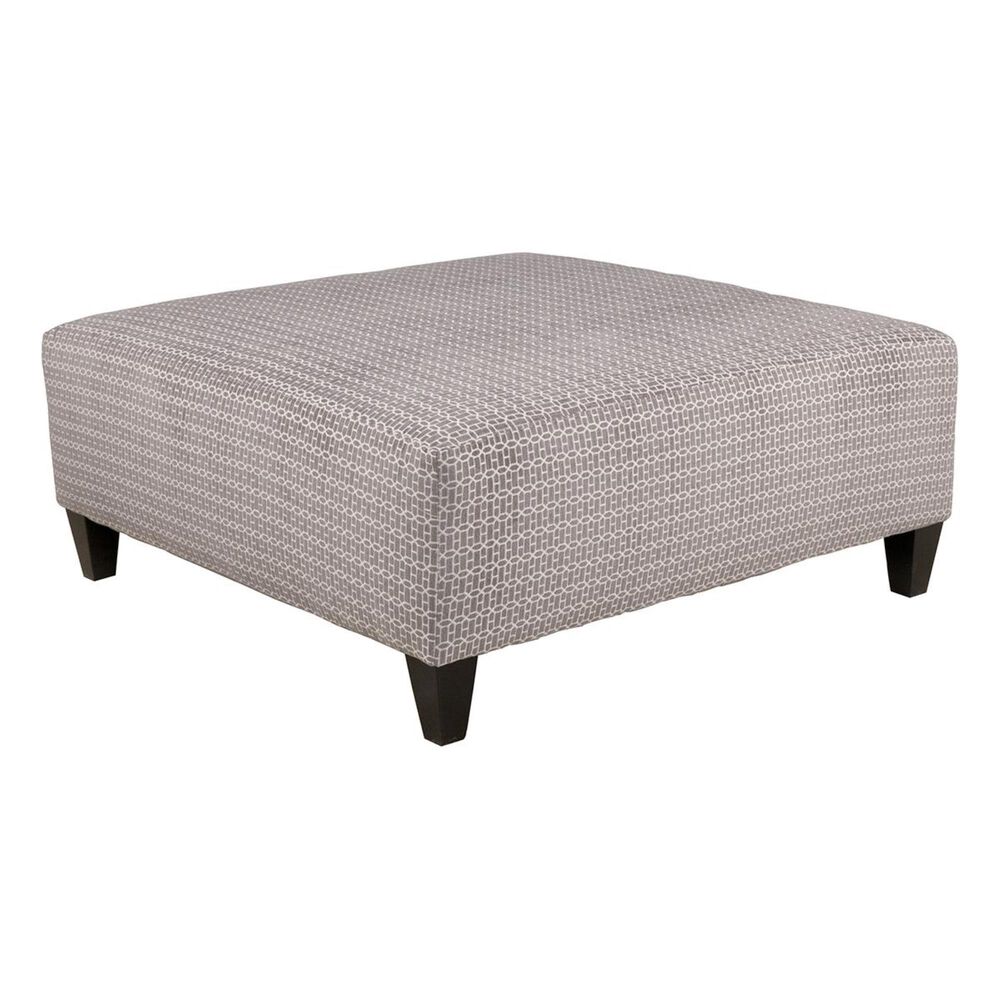 Moda Large Square Cocktail Ottoman in Lattice Grey, , large
