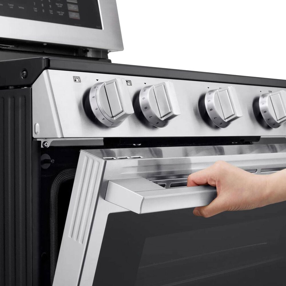 LG 7.3 Cu. Ft. Smart Electric Double Oven Freestanding Range in Stainless Steel, , large