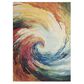 Nourison Celestial CES07 3"11" x 5"11" Wave Area Rug, , large