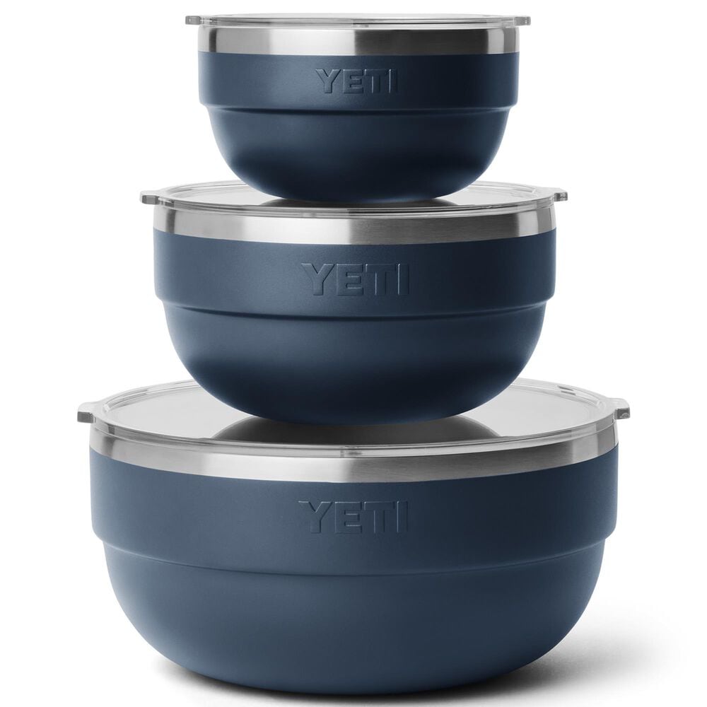 YETI Rambler 3-Piece Standard Insulated Bowl Set in Navy, , large