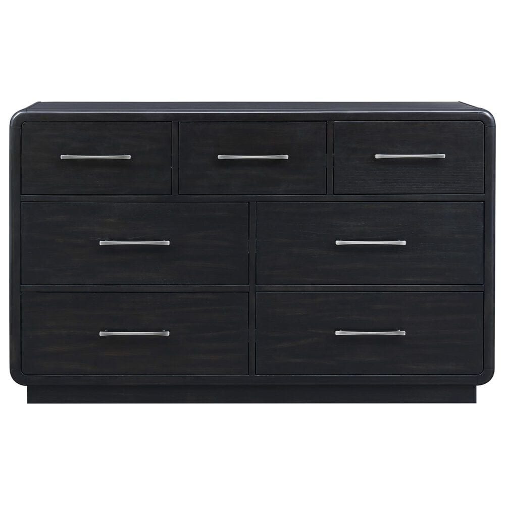 Millenium Rowanbeck 5-Piece King Bedroom Set in Black, , large