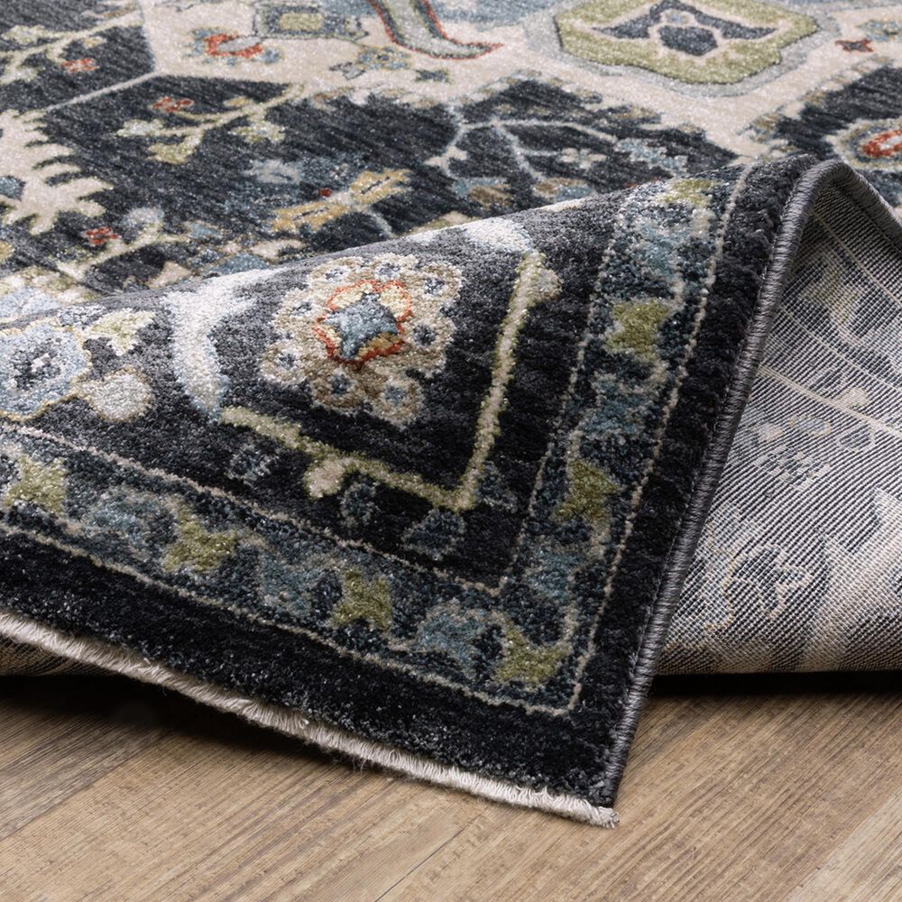 Oriental Weavers Eliana Navy and Blue 3&#39;3&quot; x 5&#39; Area Rug, , large