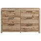 Ashley Hyanna 6-Drawer Dresser in Golden Rustic, , large