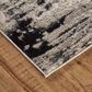 Feizy Micah 8" x 10" Black and Silver Area Rug, , large