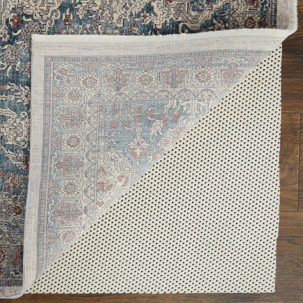 Feizy Marquette 2&#39;8&quot; x 8&#39; Blue and Gray Runner, , large