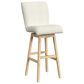 Mayberry Hill Cambrie Swivel Bar Stool with Beige Boucle in Natural, , large