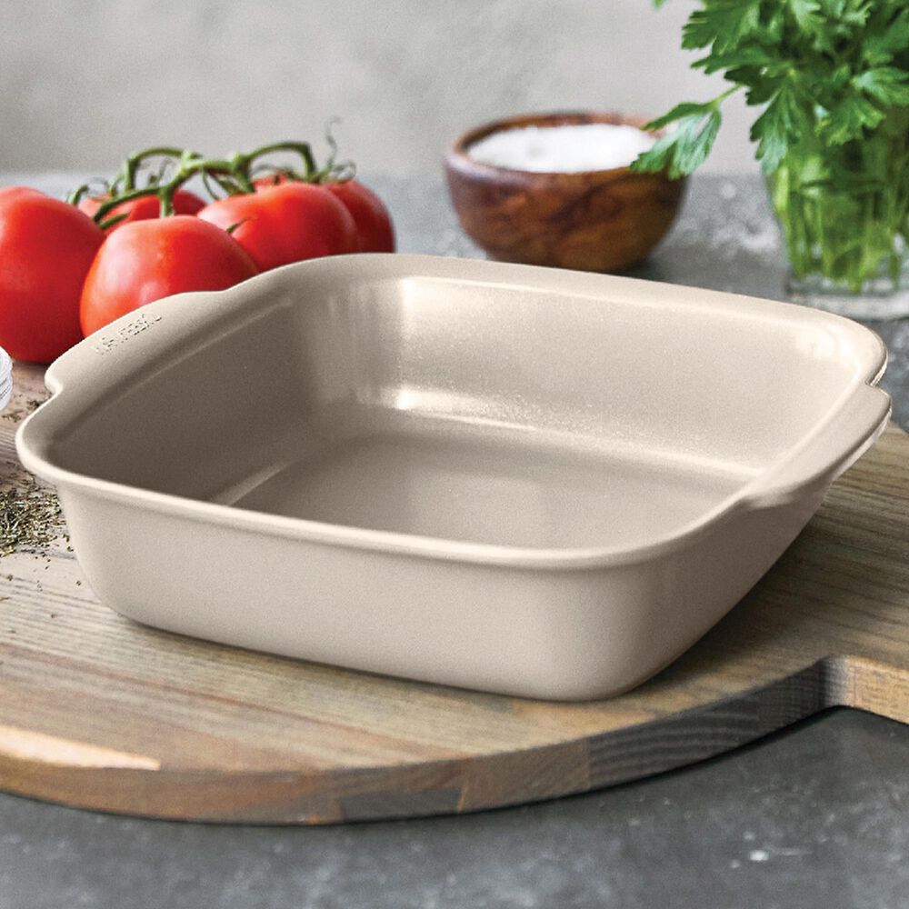 Green Pan Premiere Ovenware 8" Square Cake Pan in Taupe, , large