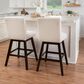 Linon Home Decor Cyrus Swivel Bar Stool in Brown (Set of 2), , large