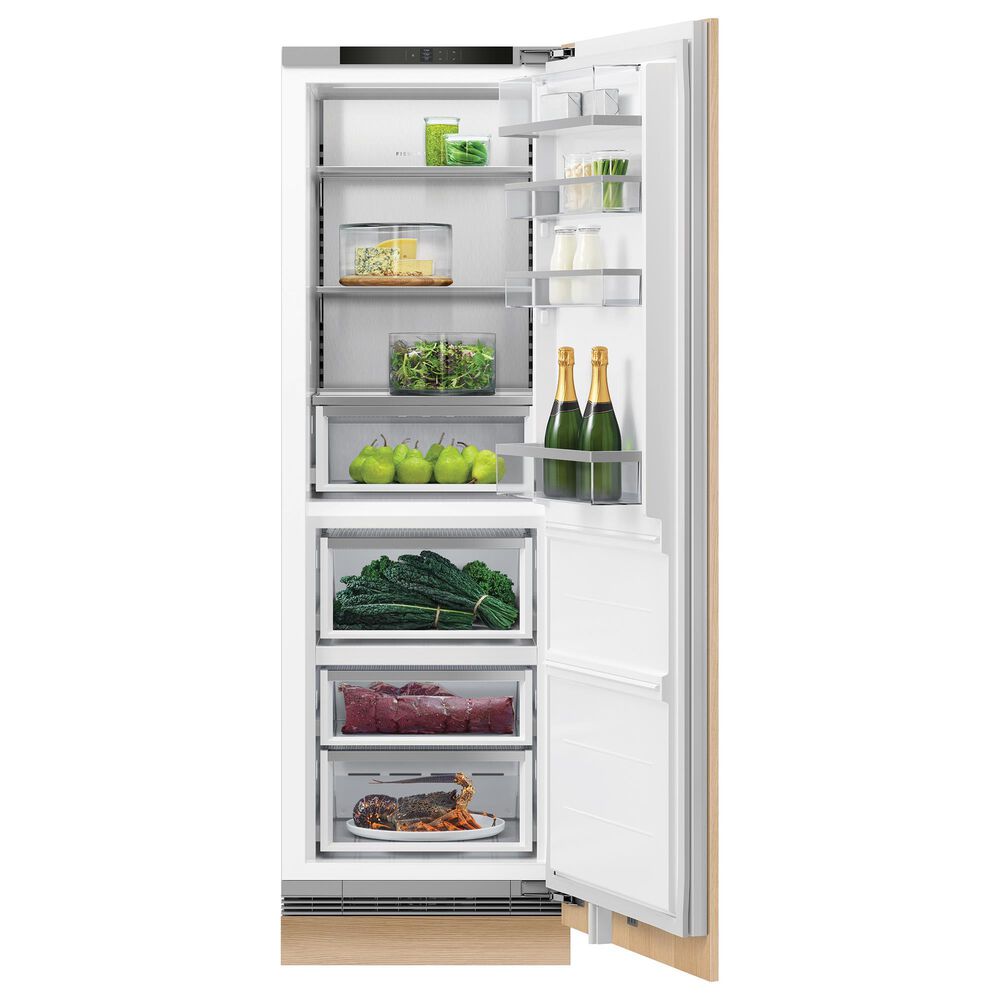 Fisher &amp; Paykel 10.7 Cu. Ft. 24&quot; Integrated Triple Zone Refrigerator with Water Dispenser in Panel Ready, , large