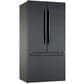 Bosch 36" French Door Bottom Freezer in Black Stainless Steel, , large