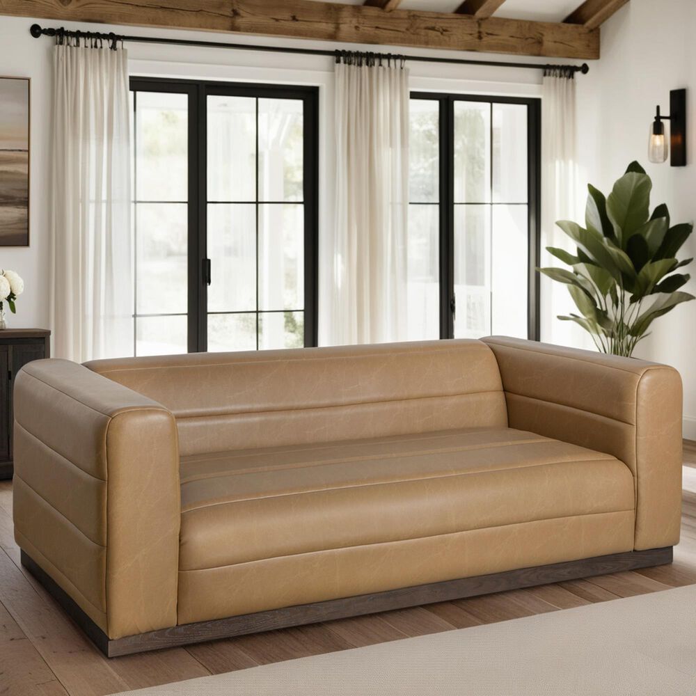 Blue River Brea Stationary 3-Seater Sofa in Bistre Brown, , large