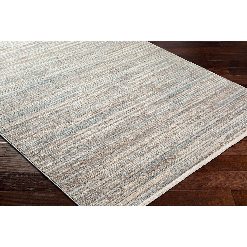 Surya Masha MHA2303 2&#39; x 3&#39; Cream, Gray, Ivory and Denim Area Rug, , large