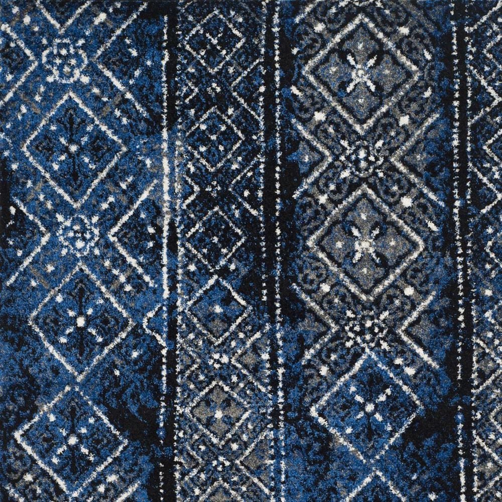 Safavieh Adirondack ADR111A 3&#39; x 5&#39; Silver, Black and Blue Area Rug, , large