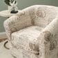 Linon Home Decor Bonnie Swivel Club Chair in Sea Swirl, , large