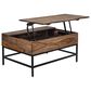 Linden Boulevard Springdale Lift Top Cocktail Table in Brown, , large