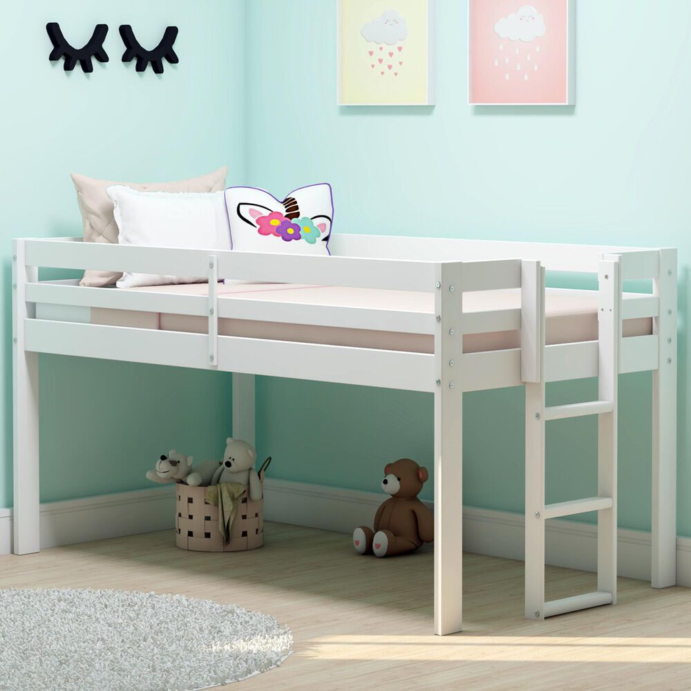 Timberlake Jasper Twin Loft Bed in White, , large