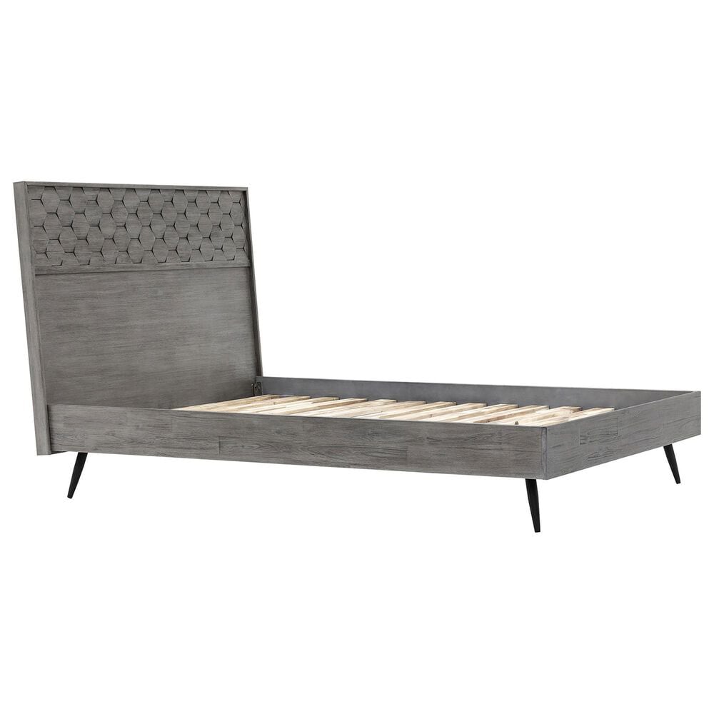 Blue River Makena 4-Piece Queen Bed Set in Grey Acacia, , large