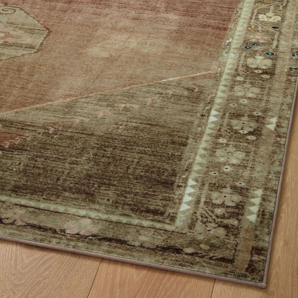 Magnolia Home Sinclair 2&#39;3&quot; x 7&#39;6&quot; Clay and Tobacco Runner, , large