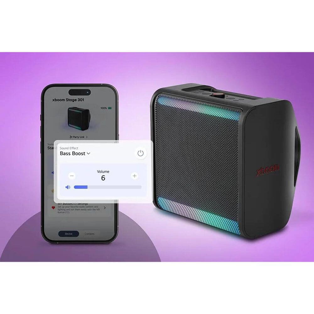 LG Xboom Stage 301 Bluetooth Speaker in Black, , large