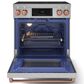 Thor Kitchen Gordon Ramsay 4.55 Cu. Ft. 30" Professional Electric Range with Rose Gold Handle Kit in Stainless Steel, , large