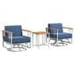 Sunwell Garden 3-Piece Patio Conversation Set in Blue, , large