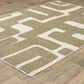 ROW by Oriental Weavers Quinn QUI09 Beige and Ivory 7"10" x 10" Area Rug, , large