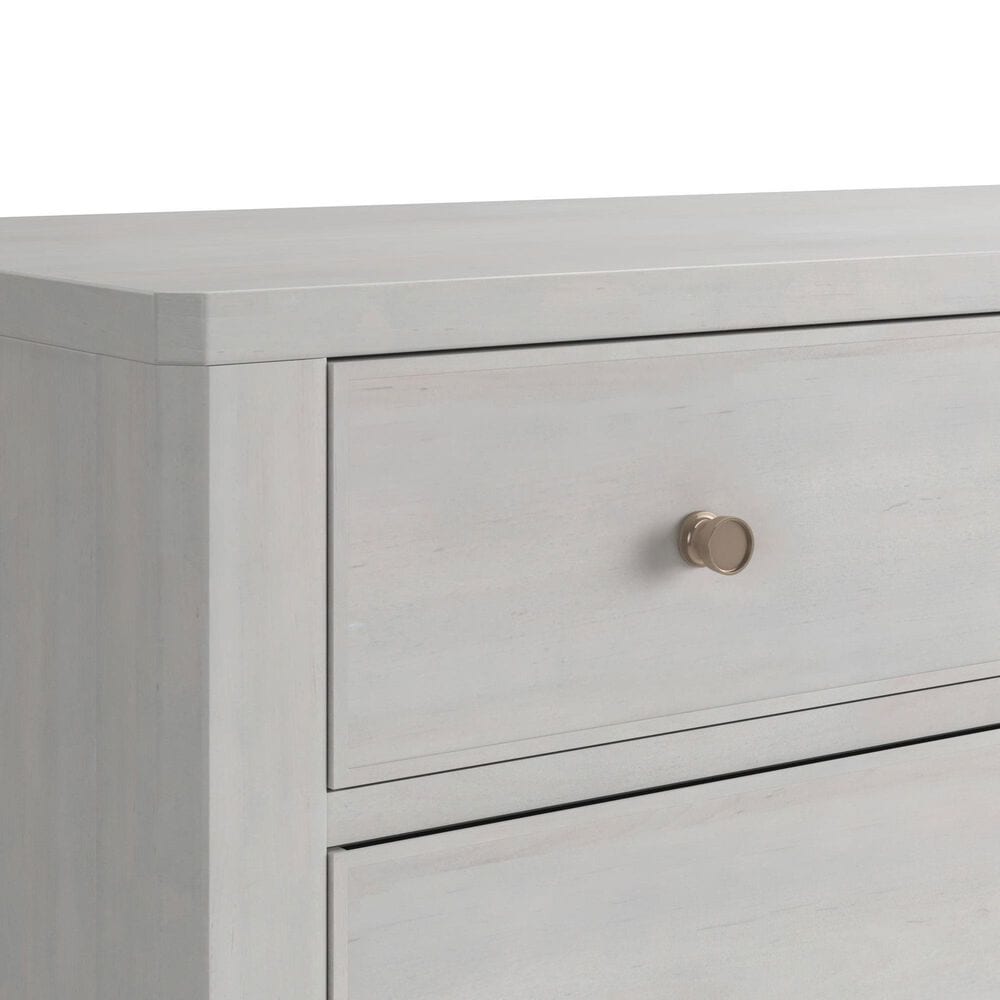Vantage Mezzanine 6 Drawer Dresser and Mirror in Dove Gray, , large