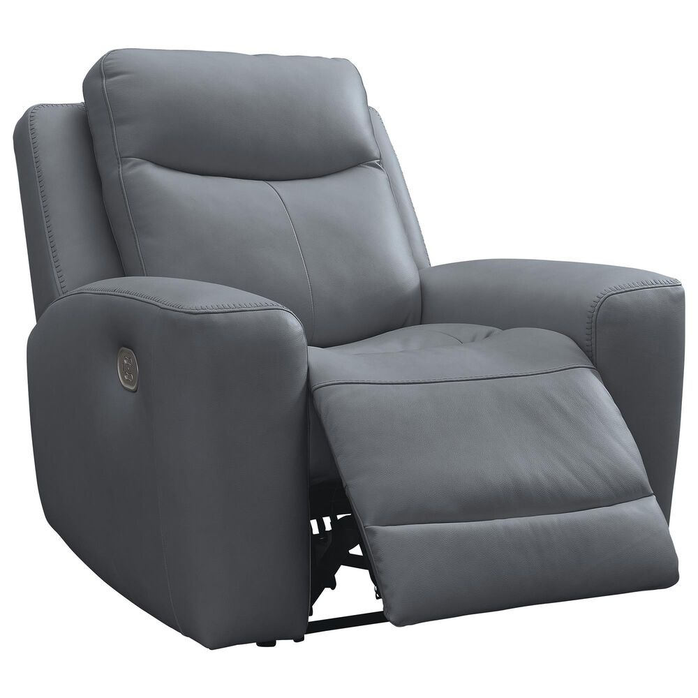 Ashley Mindanao Power Recliner in Steel, , large