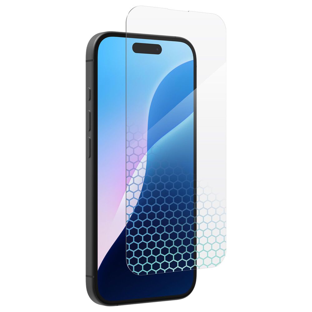 Zagg Invisible Shield XTR4 Antimicrobial Glass Screen Protector for Apple iPhone 16 in Clear, , large