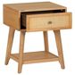 Linon Home Decor Catlett Side Table Nightstand in Natural, , large