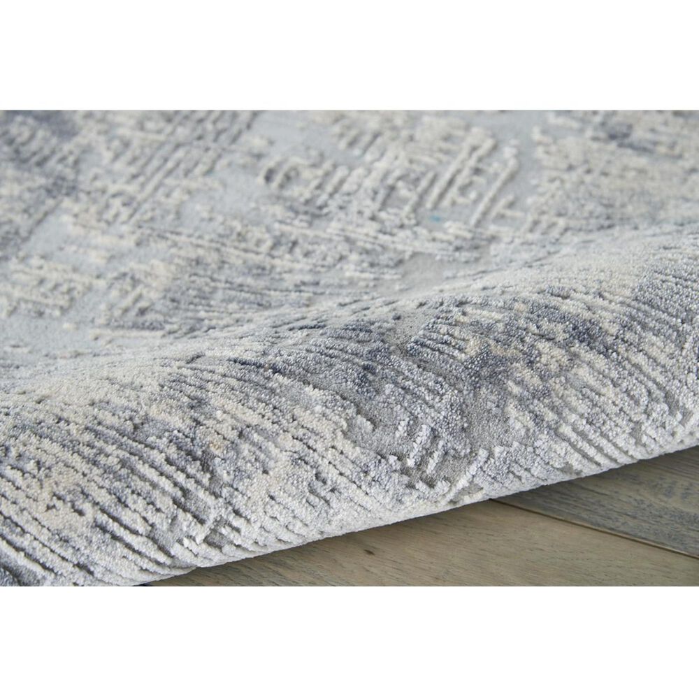 Nourison Rustic Textures RUS01 5&#39;3&quot; x 7&#39;3&quot; Grey and Beige Area Rug, , large