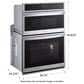 LG 6.4 cu. ft. Smart Combi Wall Oven with Fan Convection, Air Fry, PrintProof? Stainless Steel, , large