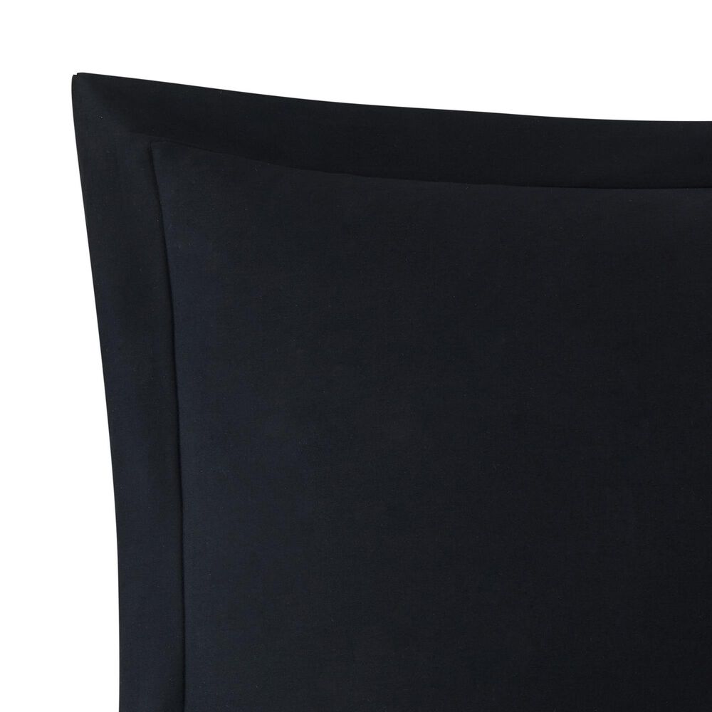 Pem America Brooklyn Loom Classic 3-Piece King Duvet Set in Black, , large