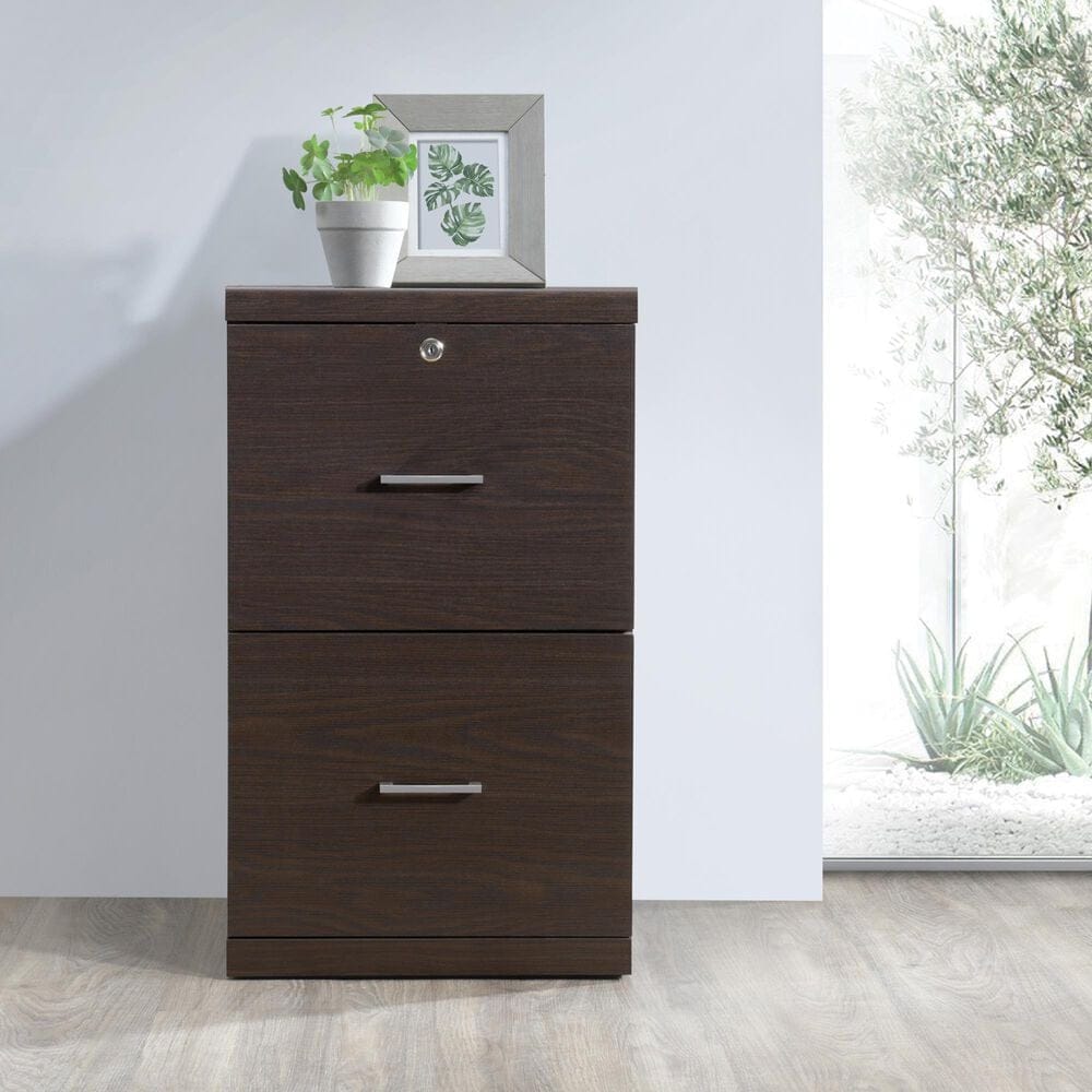 Valor Living Alpine 2-Drawer Vertical File Cabinet in Espresso, , large