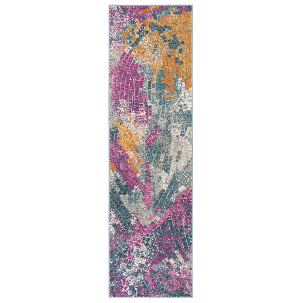 Safavieh Madison MAD201M 2&#39;3&quot; x 8&#39; Multicolor Runner, , large