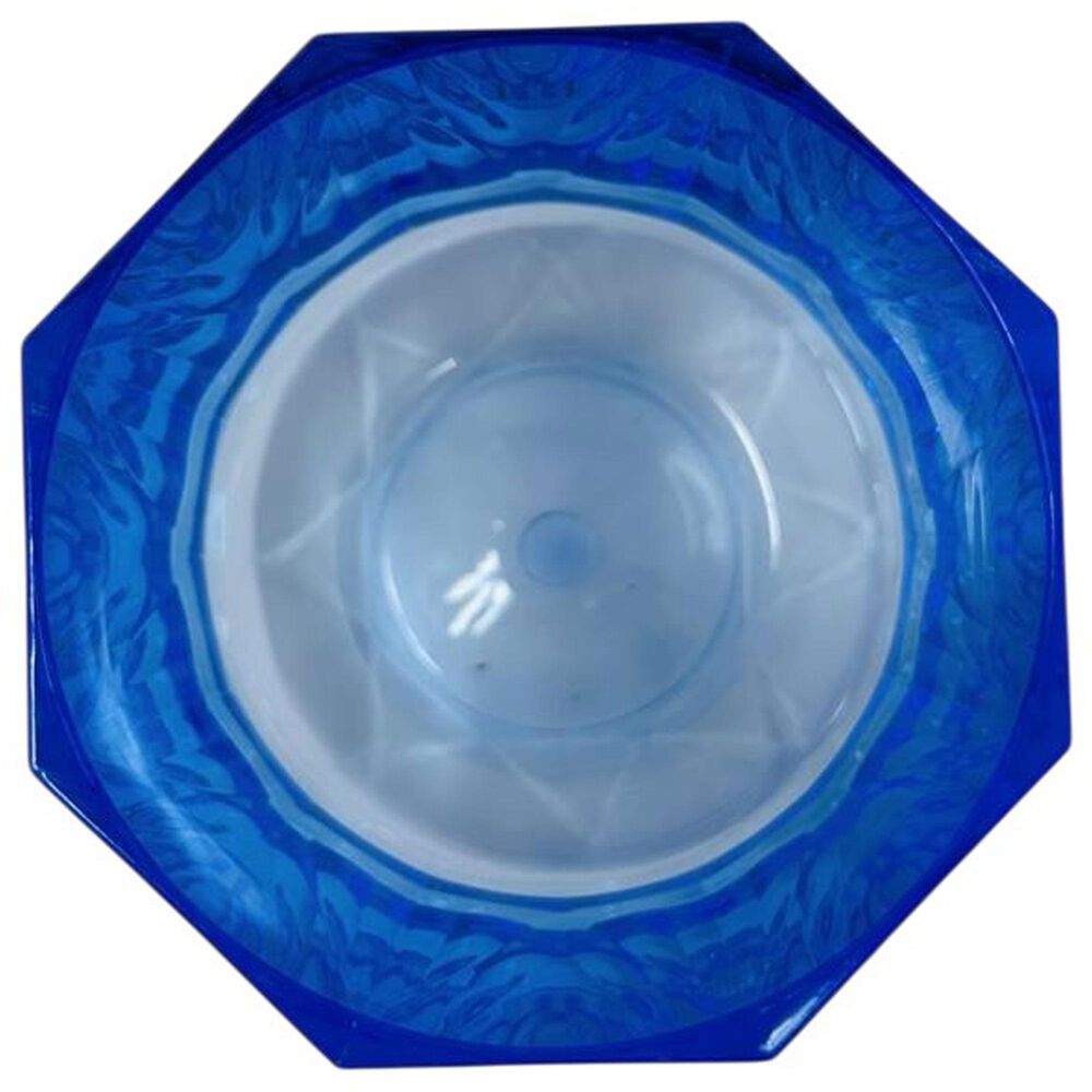 LeadingWare Crystal Diamond 12 Oz Doubler Old Fashioned Tumbler in Blue, , large
