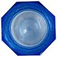 LeadingWare Crystal Diamond 12 Oz Doubler Old Fashioned Tumbler in Blue, , large