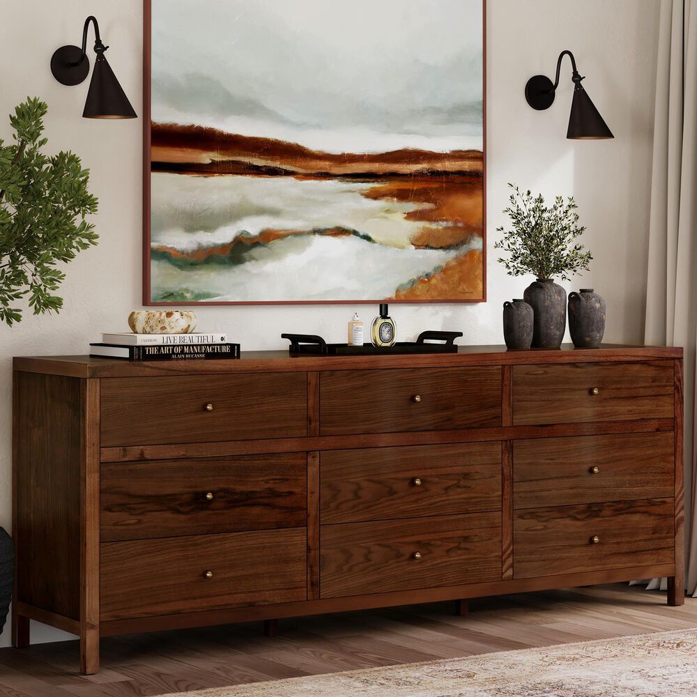 Butler Specialty Company Nora 9-Drawer Dresser in Walnut, , large