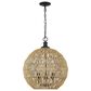 Golden Lighting Florence 3-Light Pendant in Matte Black, , large