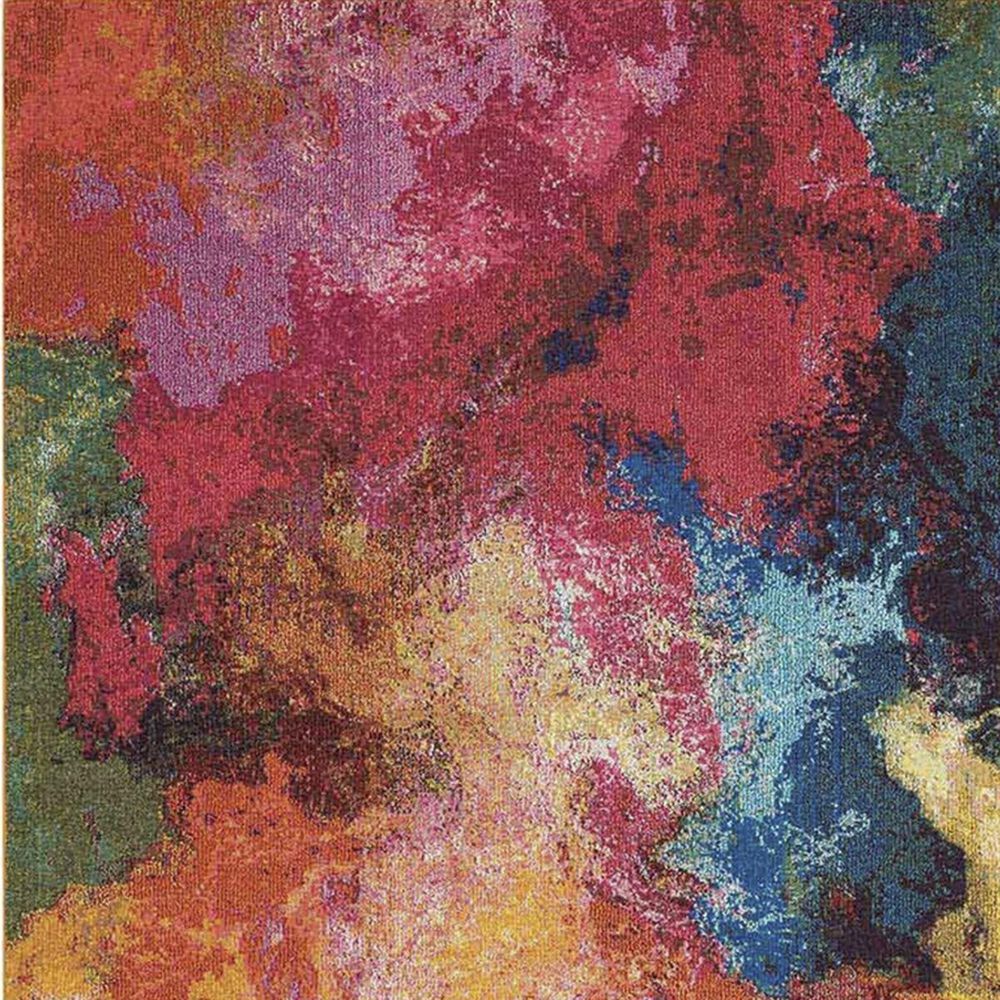 Nourison Celestial CES04 5&#39;3&quot; x 7&#39;3&quot; Palette Area Rug, , large